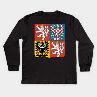 Greater coat of arms of the Czech Republic Kids Long Sleeve T-Shirt